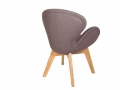 Кресло Swan Wood legs (Arne Jacobsen) A062 кашемир