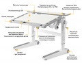 Детский стол Ergowood - M Multicolor BD-800 Energy